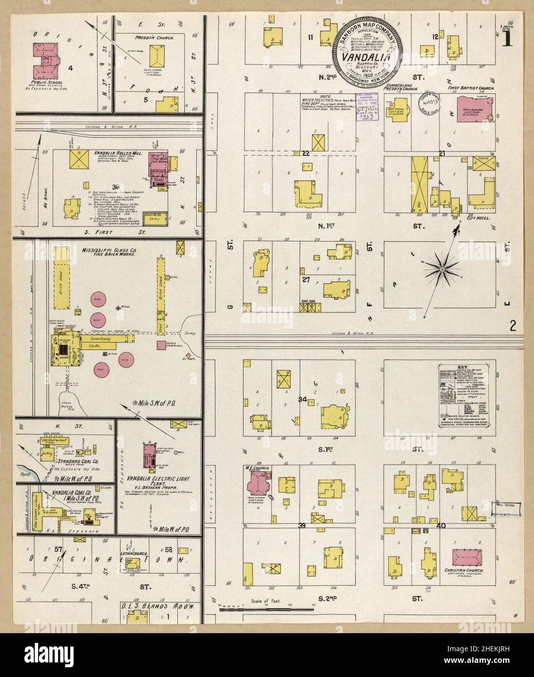 Map of vandalia missouri hires stock photography and images Alamy
