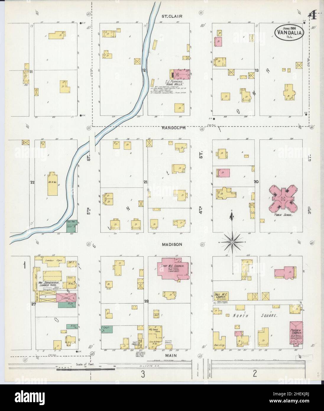 Vandalia illinois map hires stock photography and images Alamy