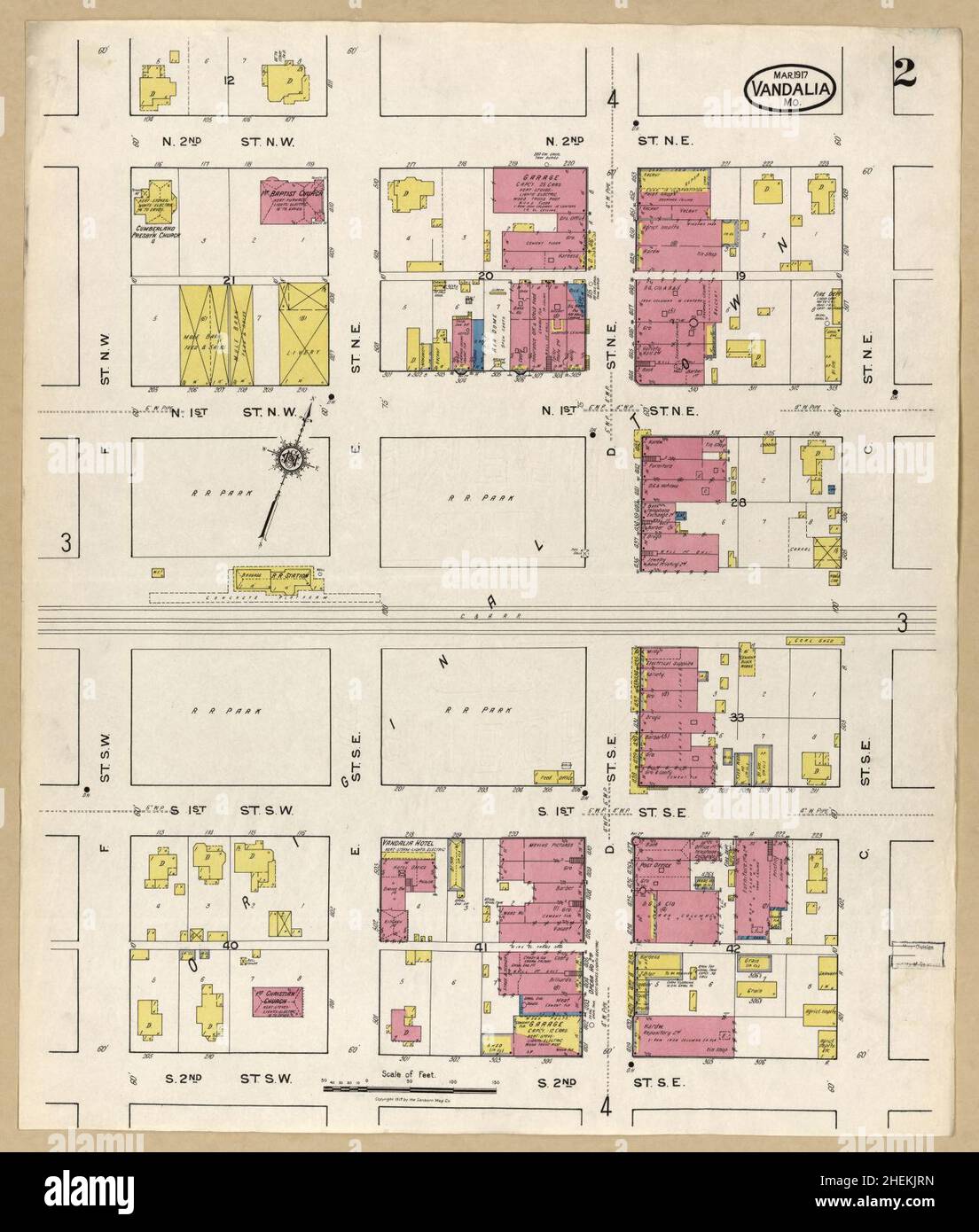 Map of vandalia missouri hires stock photography and images Alamy