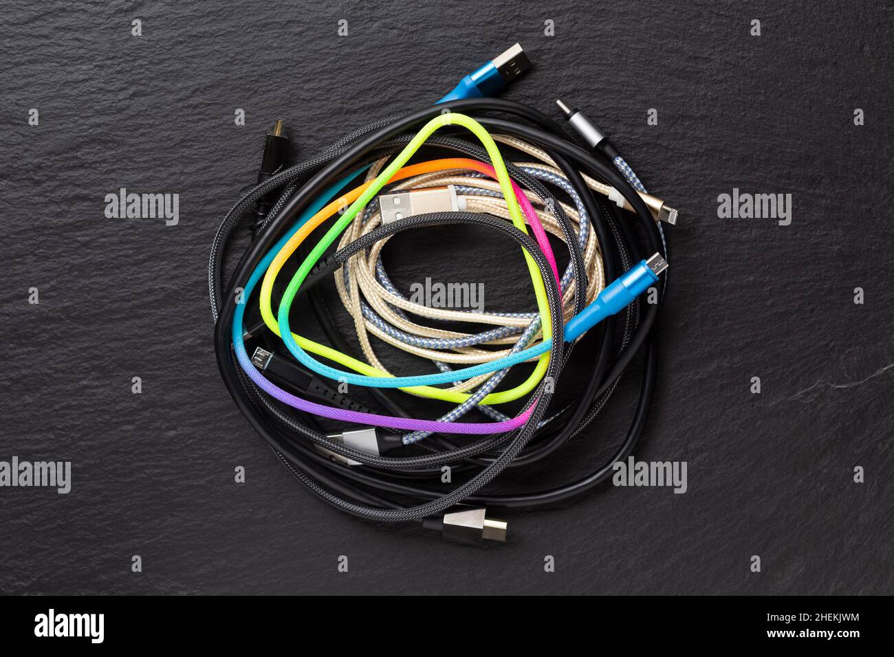 Heap peripheral cables. Connectors plugs universal standard for