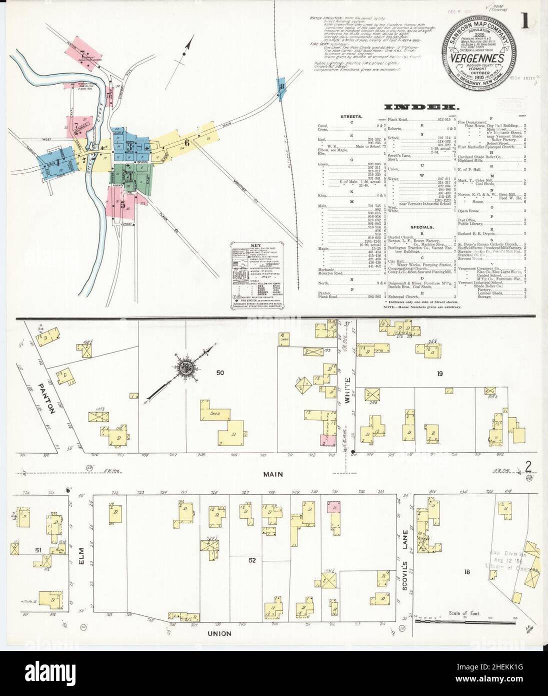 Map of vergennes hires stock photography and images Alamy