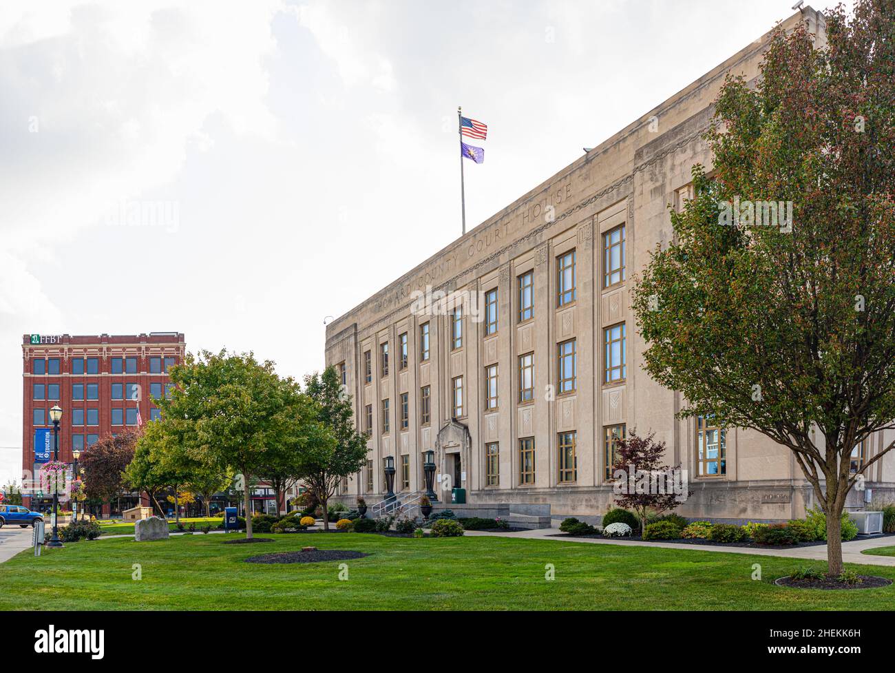Kokomo, Indiana, USA October 11, 2020 The Howard County Courthouse
