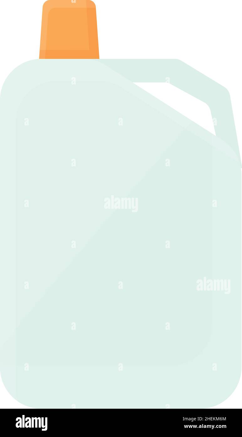 Chemical canister icon cartoon vector. Plastic jerrycan. Container can