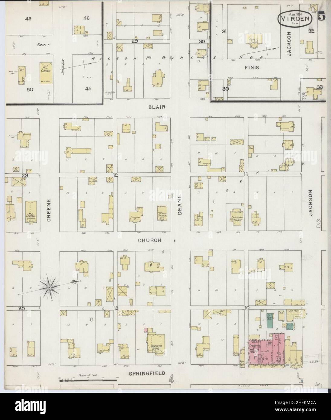 Map of virden hires stock photography and images Alamy