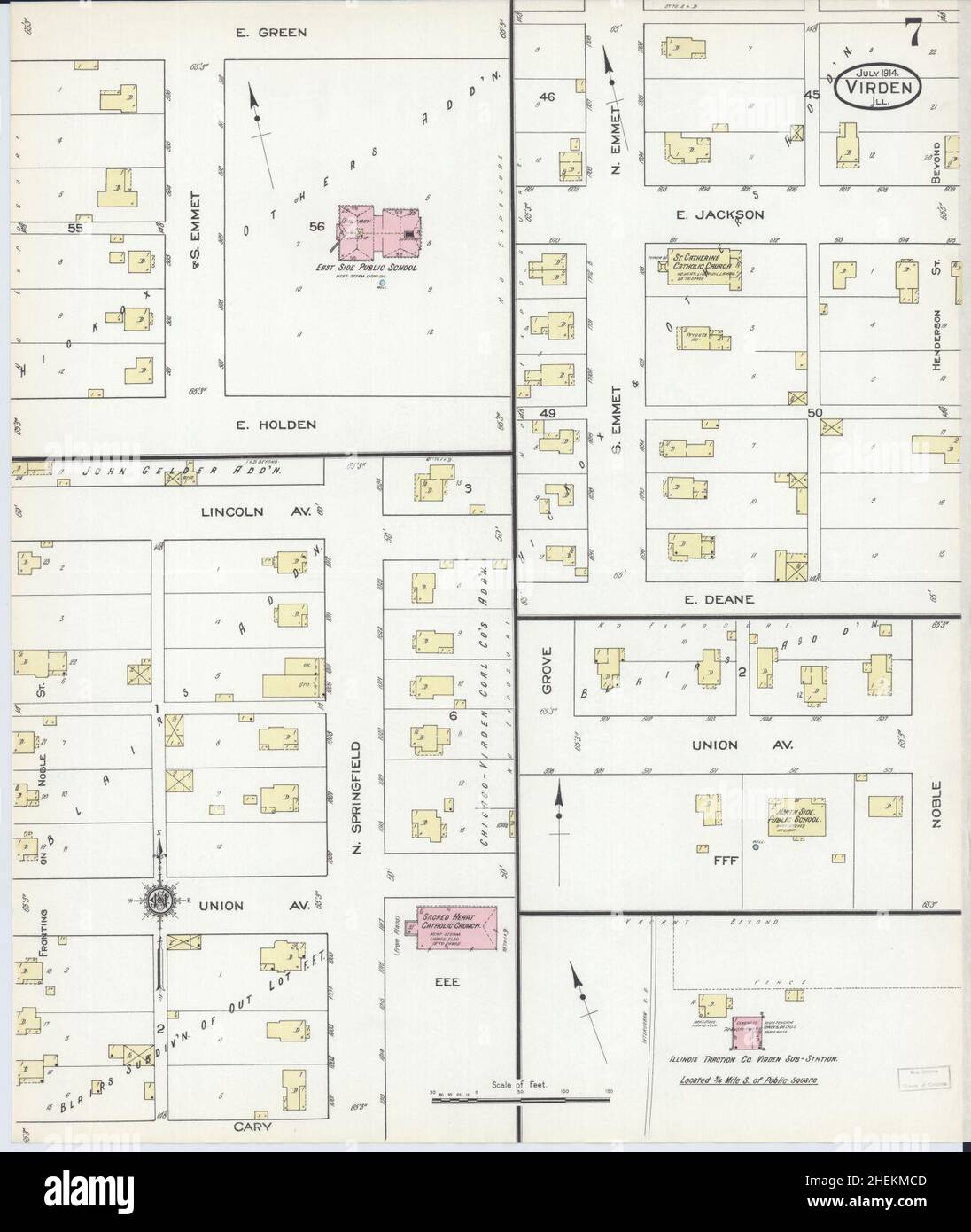 Map of virden hi-res stock photography and images - Alamy