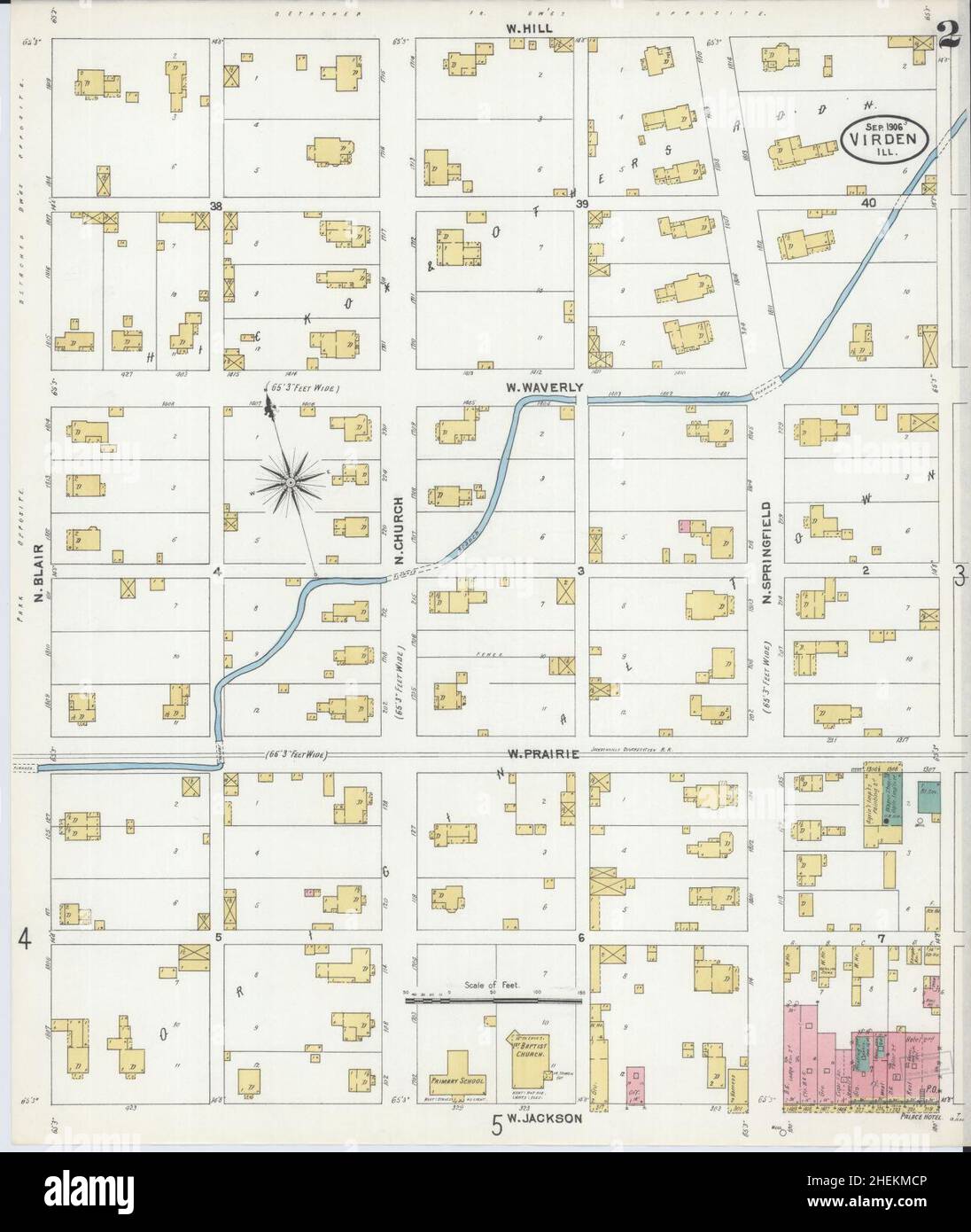 Map of virden hires stock photography and images Alamy