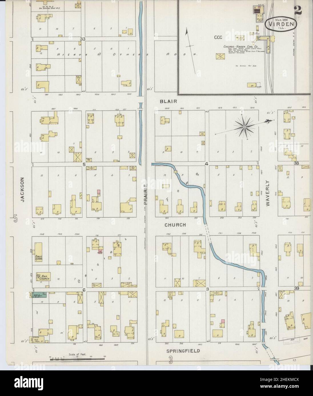Map of virden hires stock photography and images Alamy