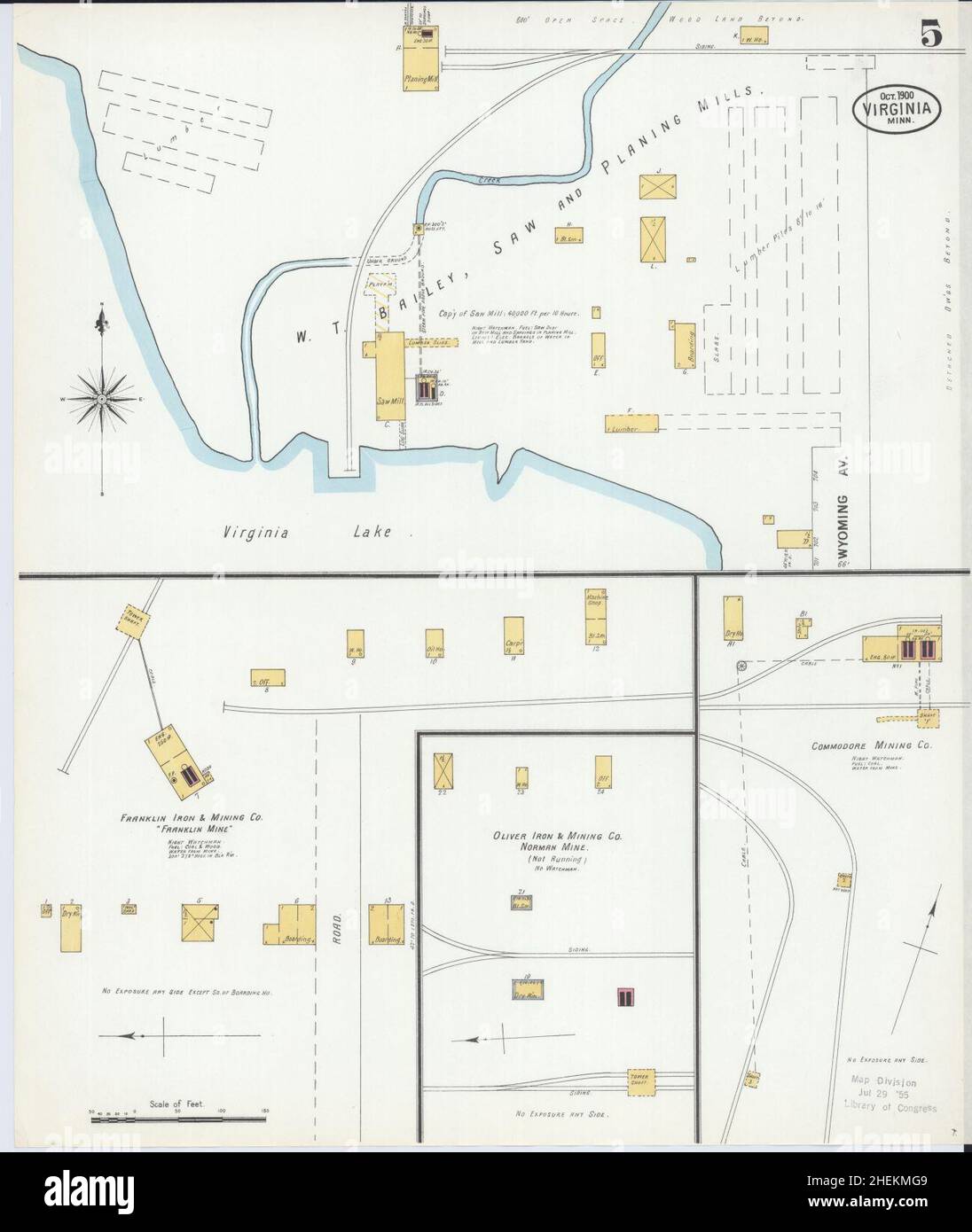 Sanborn Fire Insurance Map from Virginia, Saint Louis County, Minnesota ...