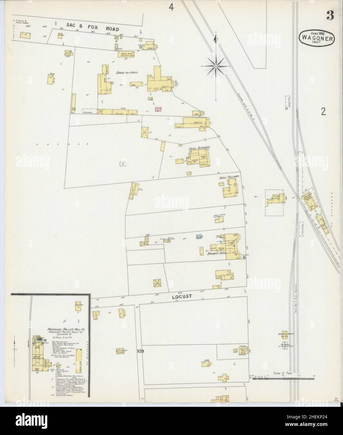 Map of wagoner oklahoma hires stock photography and images Alamy