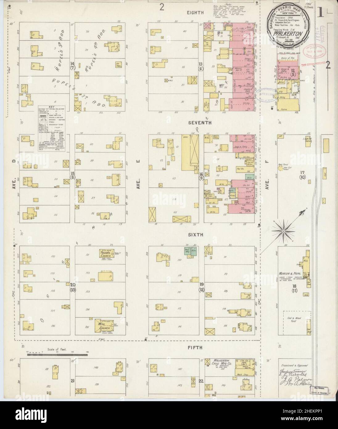 Map of walkerton hires stock photography and images Alamy