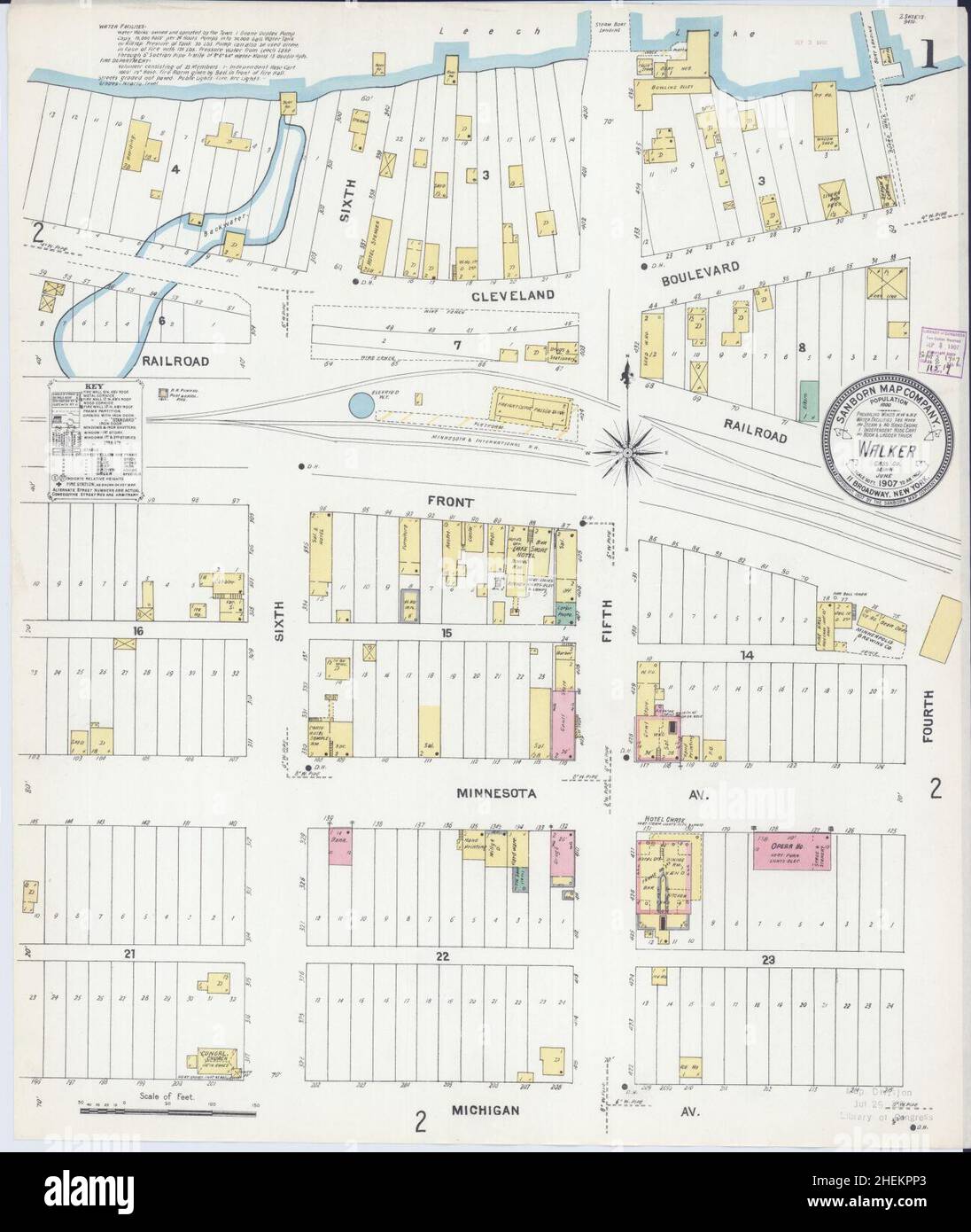 Map of walker minnesota hires stock photography and images Alamy