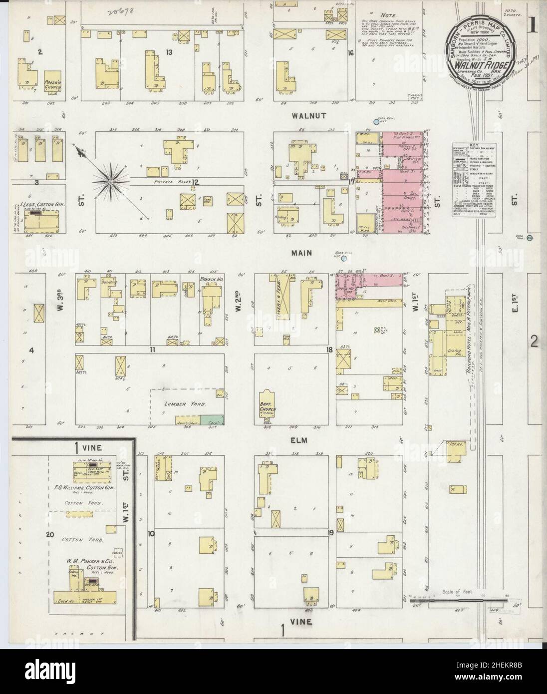 Map of walnut ridge hires stock photography and images Alamy