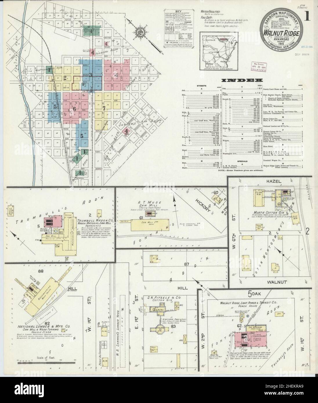 Map of walnut ridge hires stock photography and images Alamy
