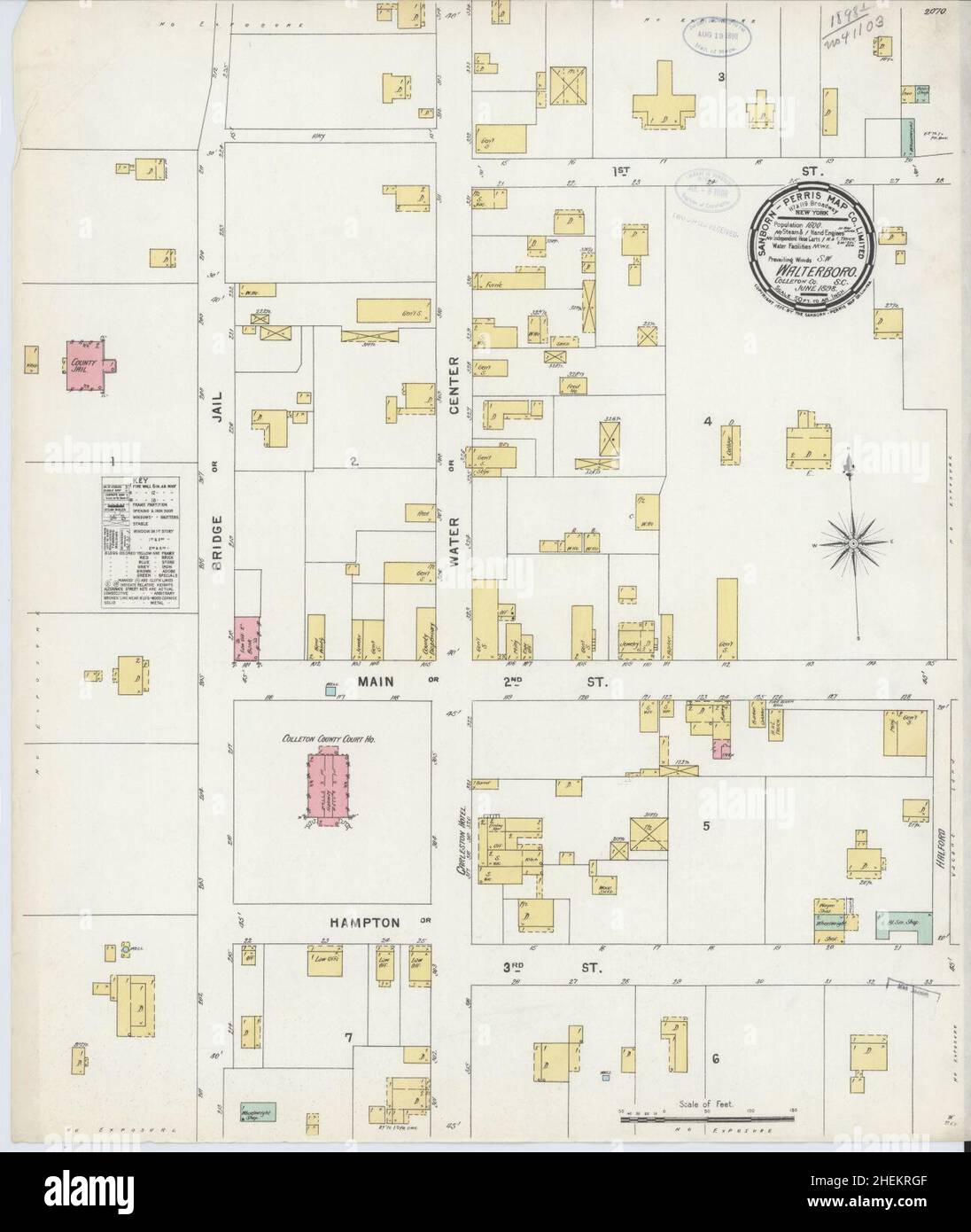 Map of walterboro hires stock photography and images Alamy