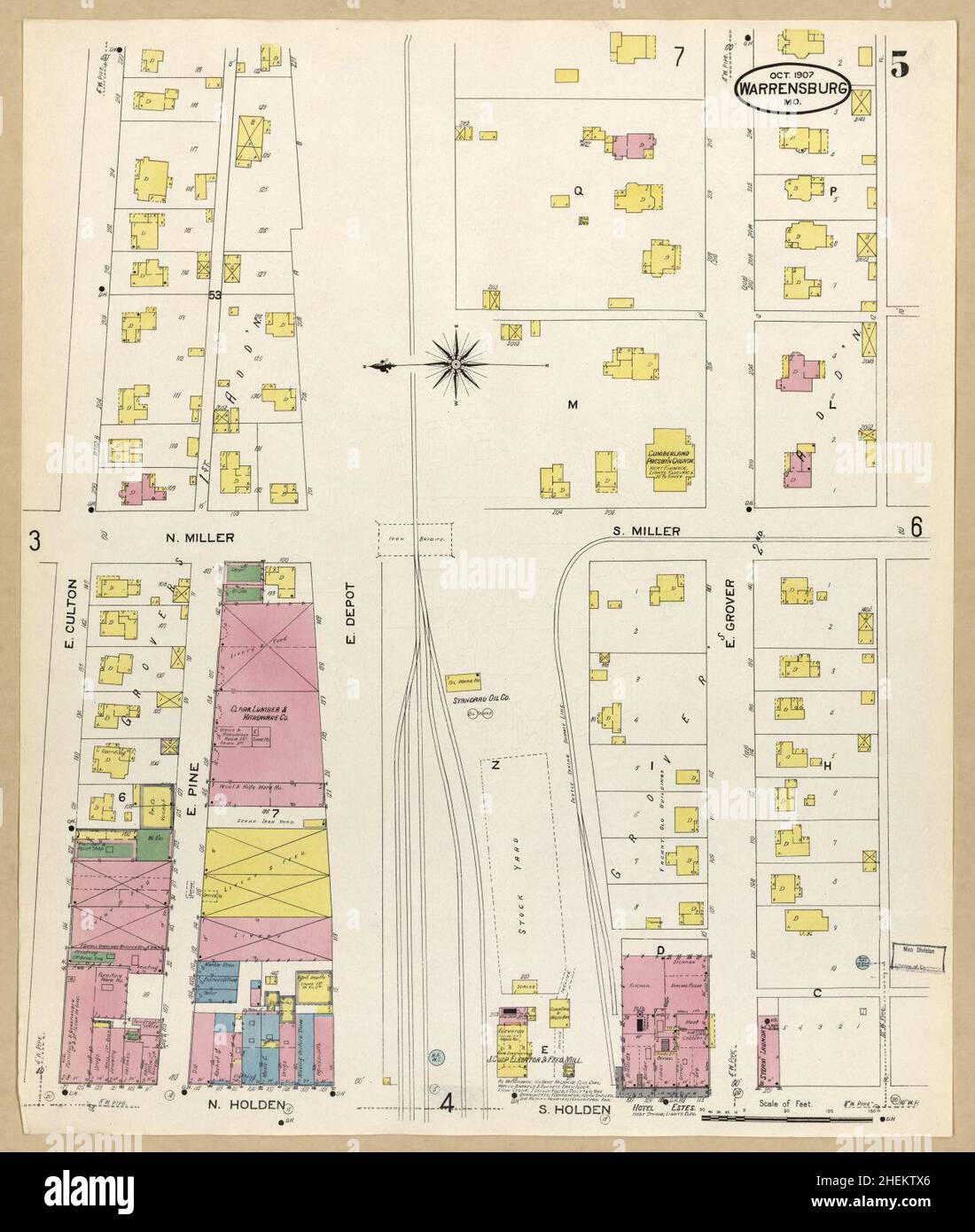 Map of warrensburg missouri hires stock photography and images Alamy