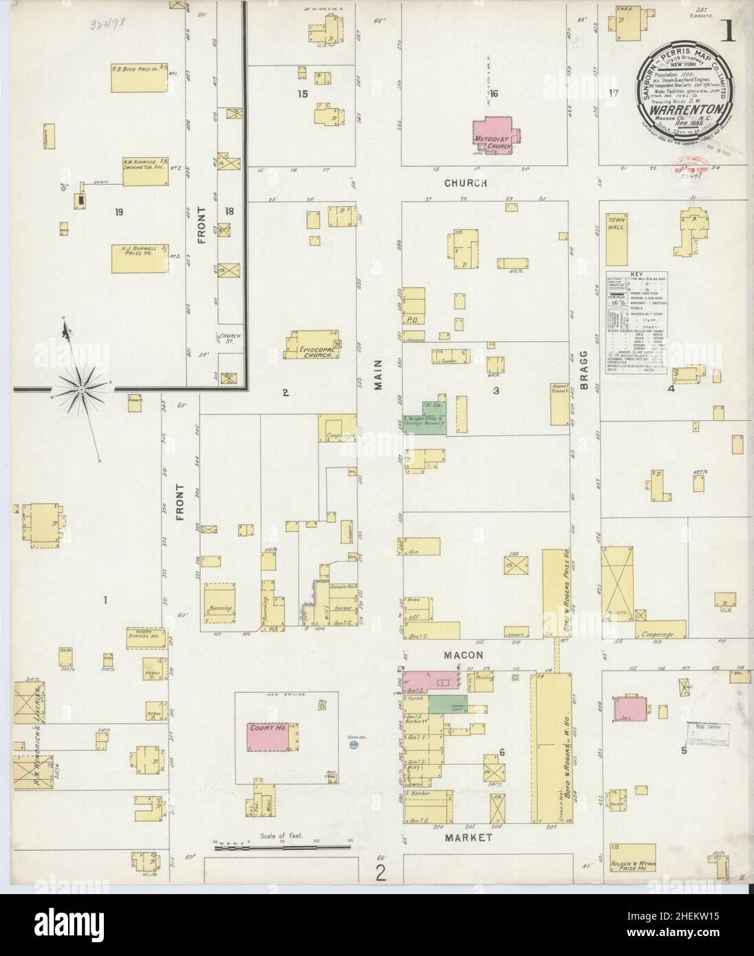 Warrenton map hires stock photography and images Alamy