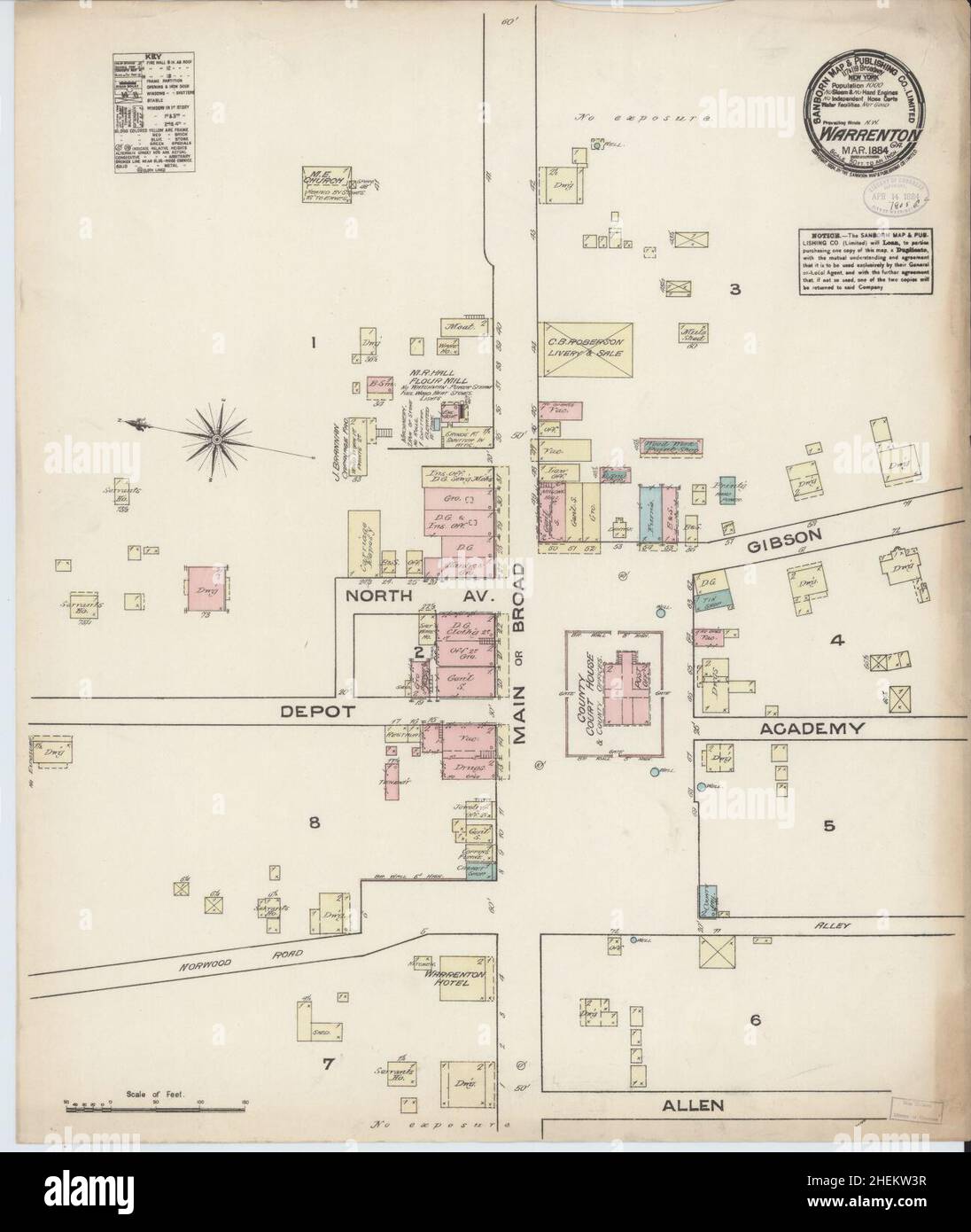 Map of warrenton hires stock photography and images Alamy