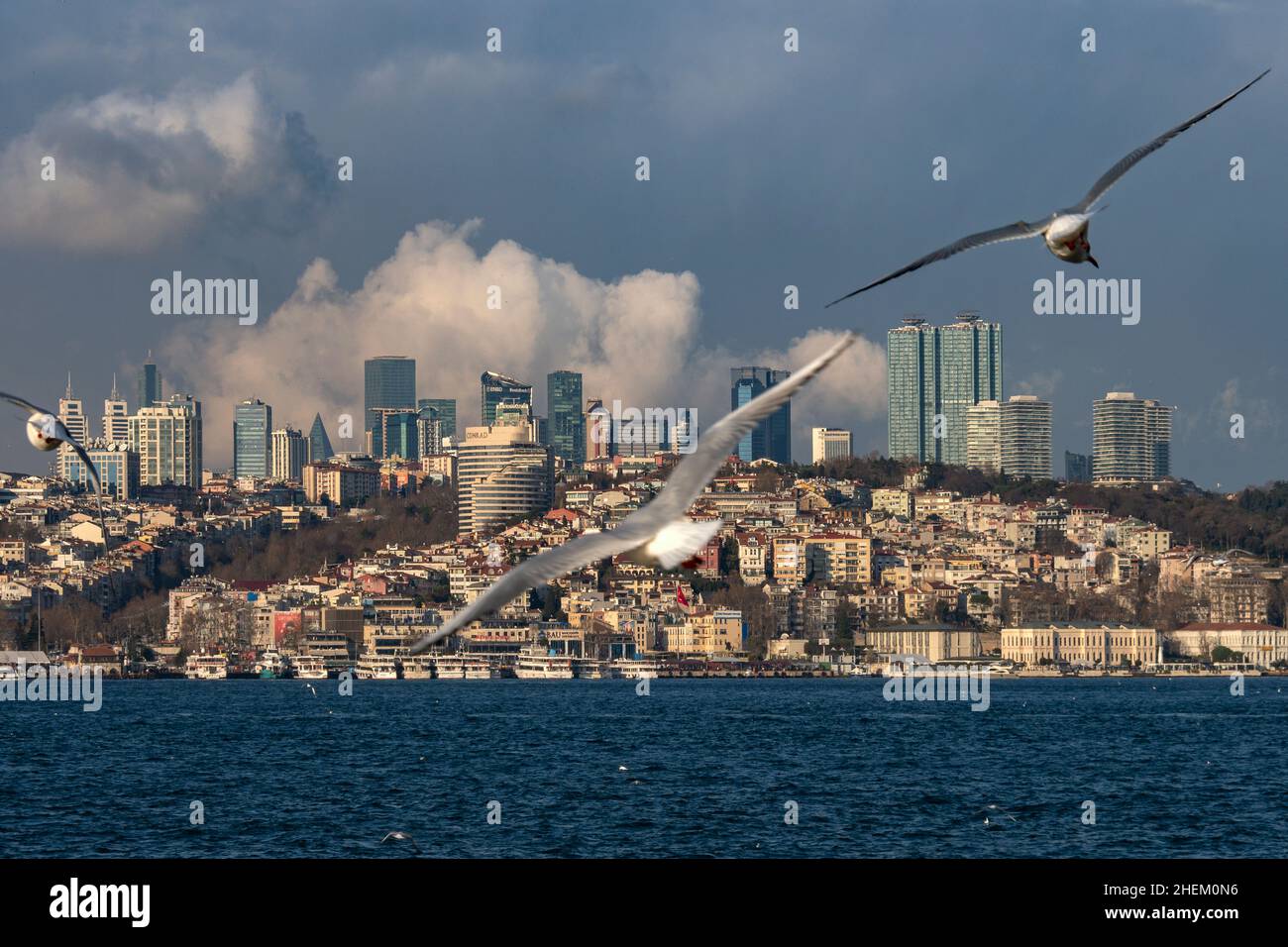 Image showcasing Istanbul Skyline in Turkey Stock Photo - Alamy