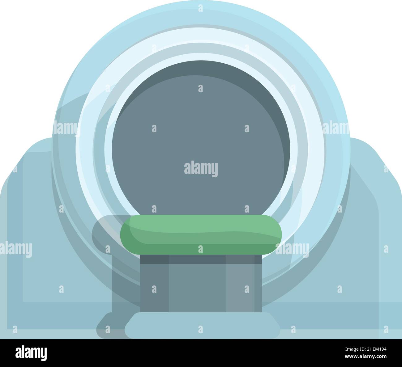 Cancer Mri Icon Cartoon Vector Magnetic Tomography Medical Scanner