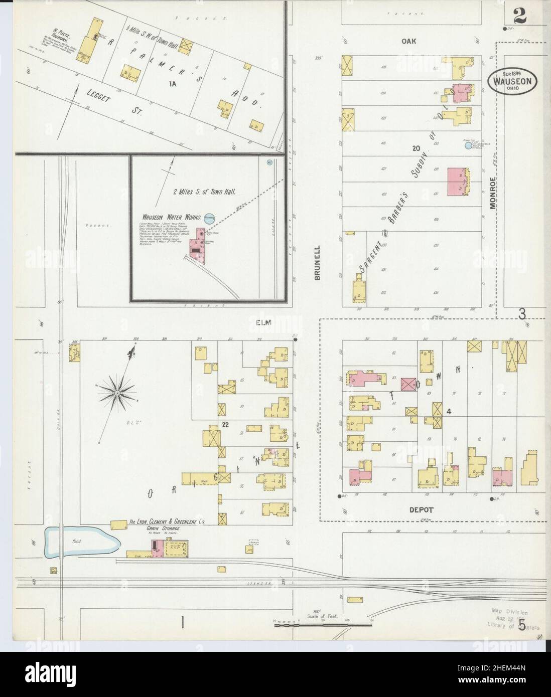 Map of wauseon ohio hires stock photography and images Alamy
