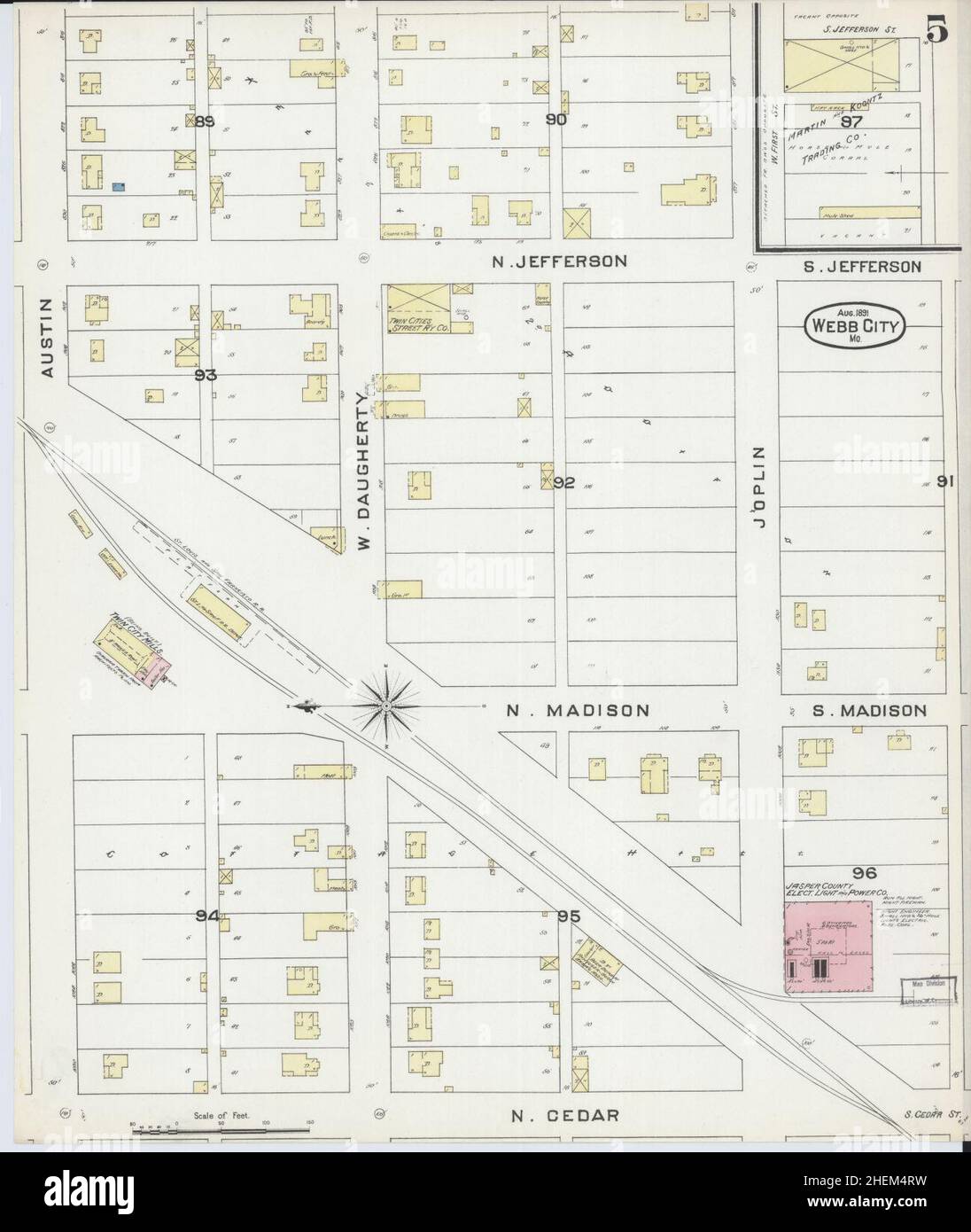 Webb city missouri map hires stock photography and images Alamy