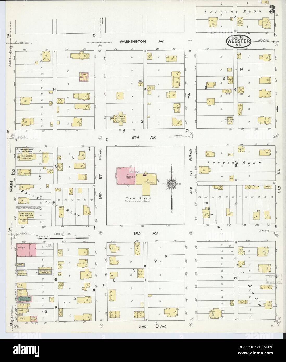 Map of webster south dakota hires stock photography and images Alamy