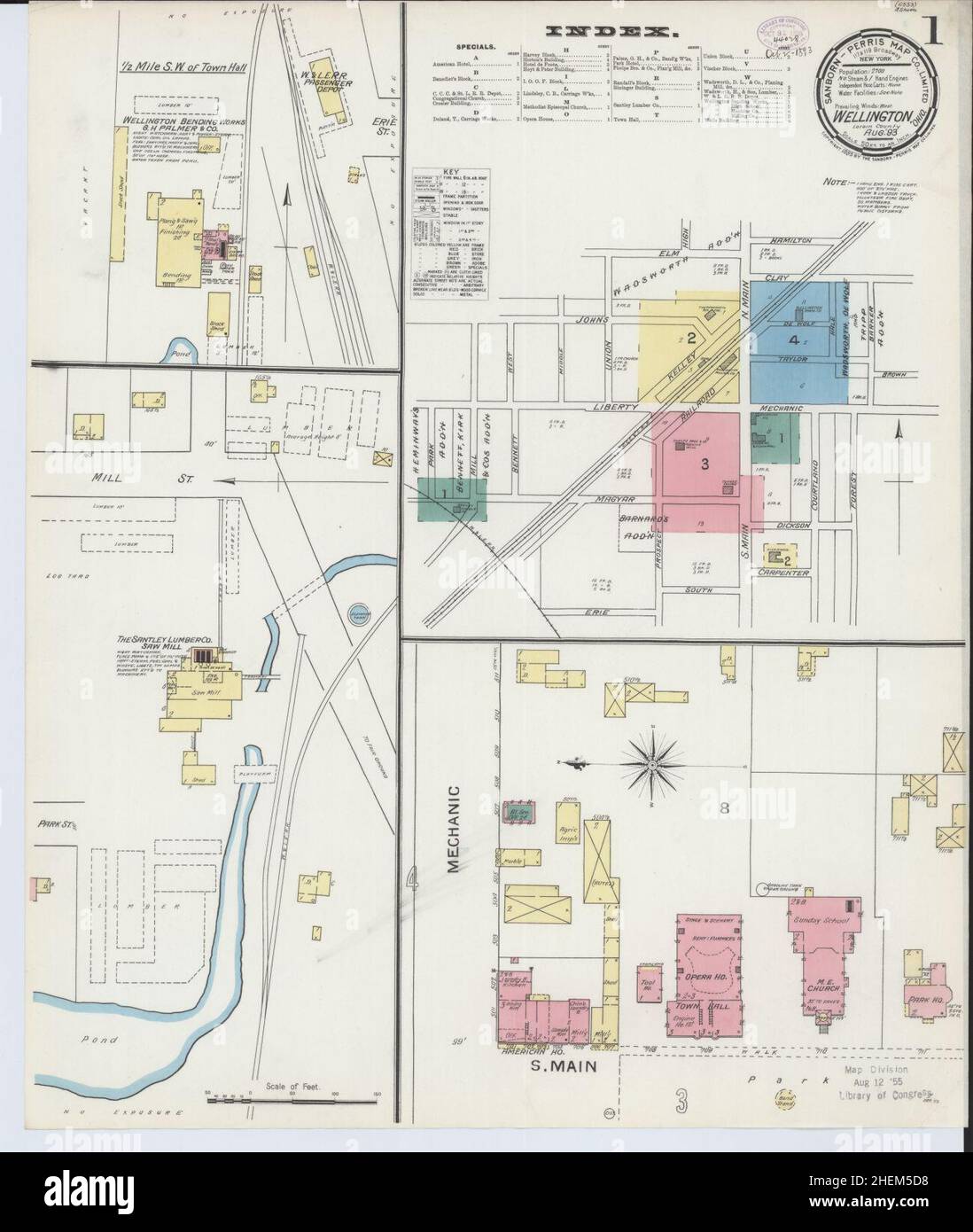 Map of wellington ohio hires stock photography and images Alamy