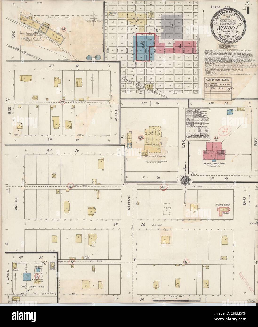 Map of gooding idaho hires stock photography and images Alamy
