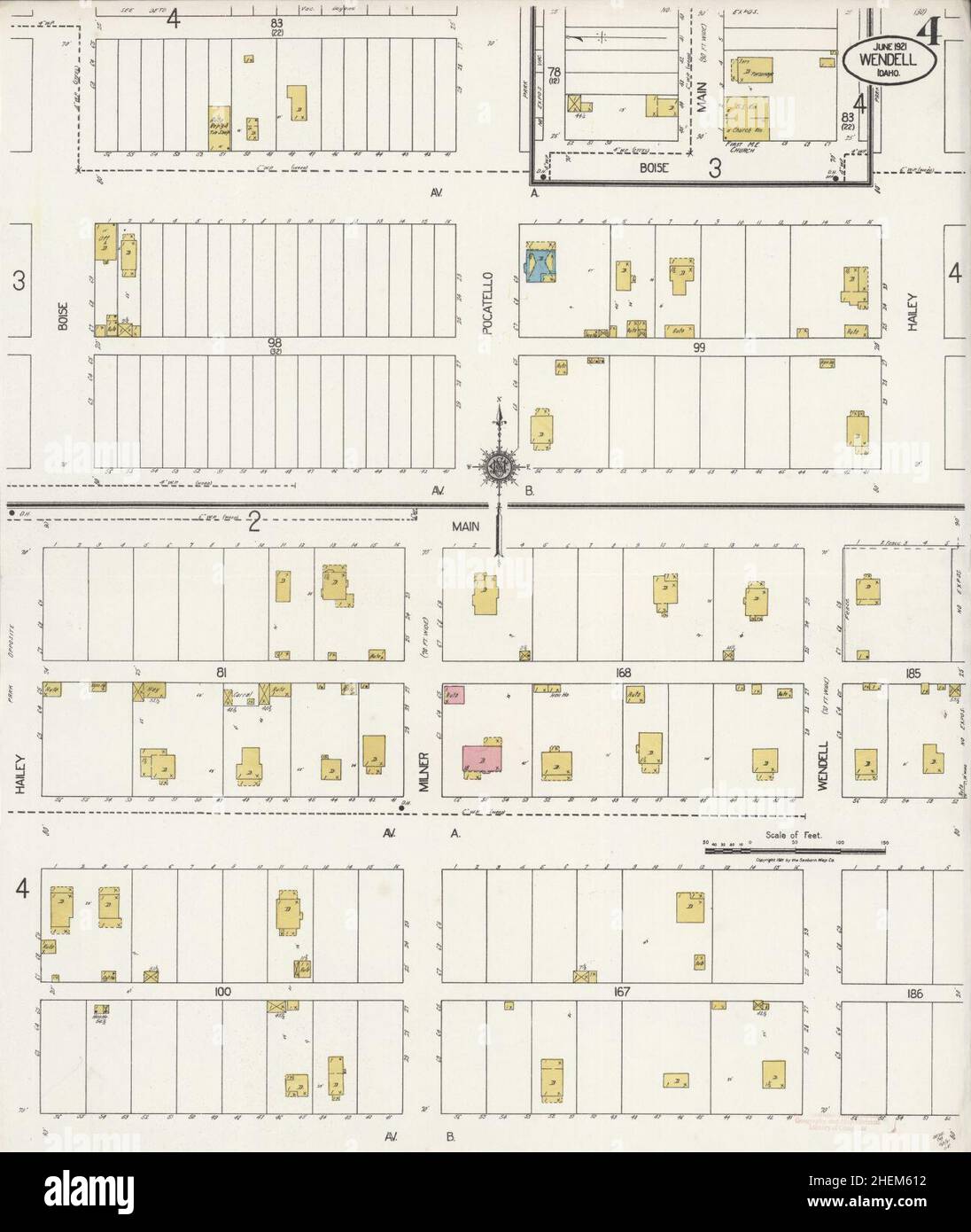 Map of wendell idaho hires stock photography and images Alamy