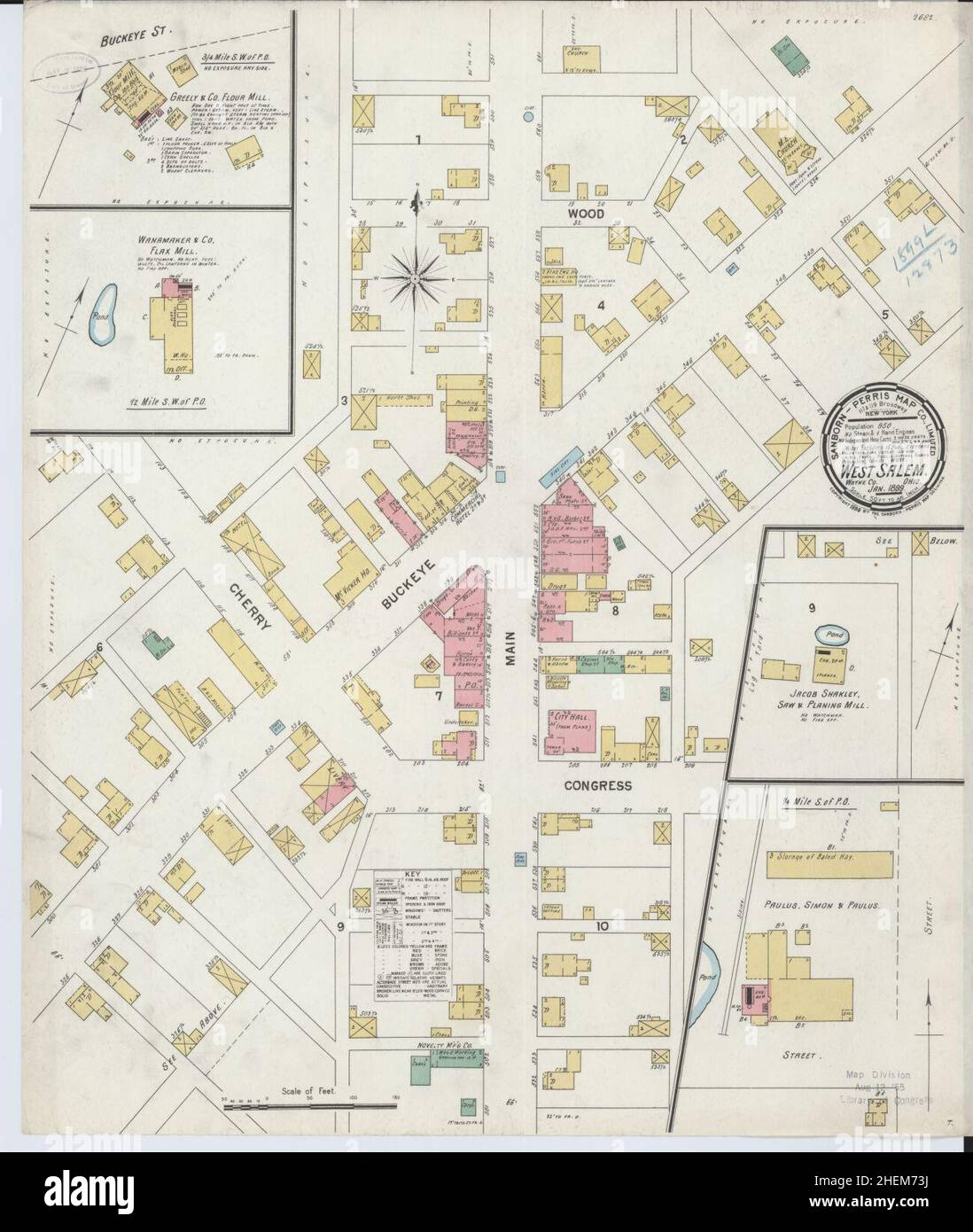 Map Of West Salem Ohio Hi-res Stock Photography And Images - Alamy