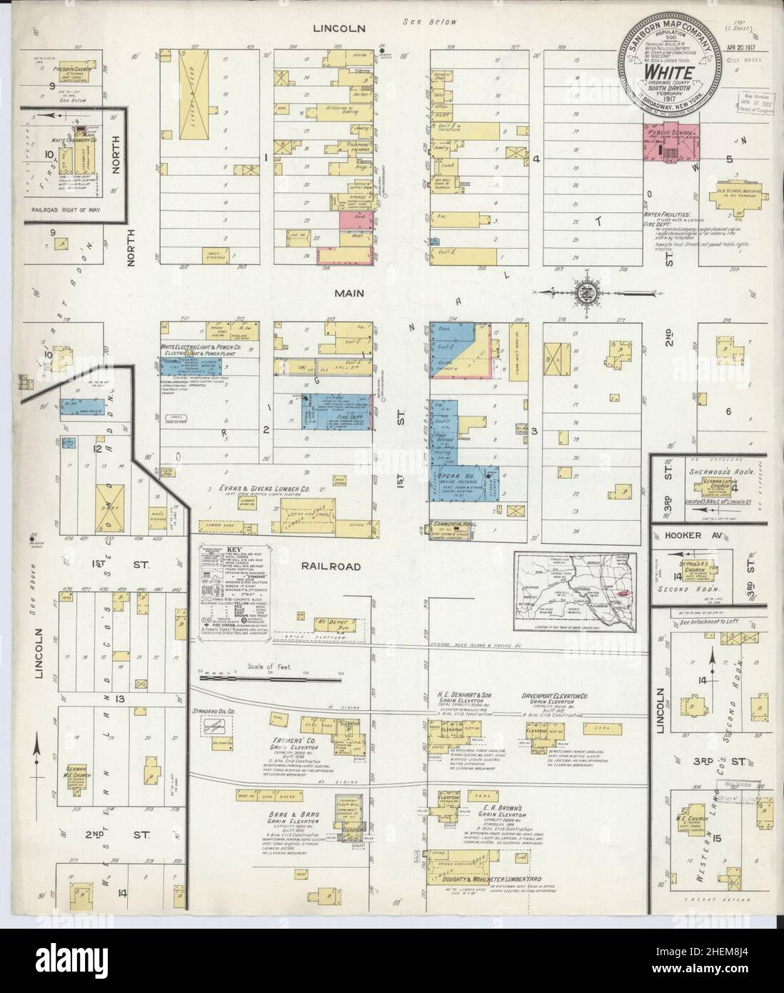 Map of brookings south dakota hires stock photography and images Alamy