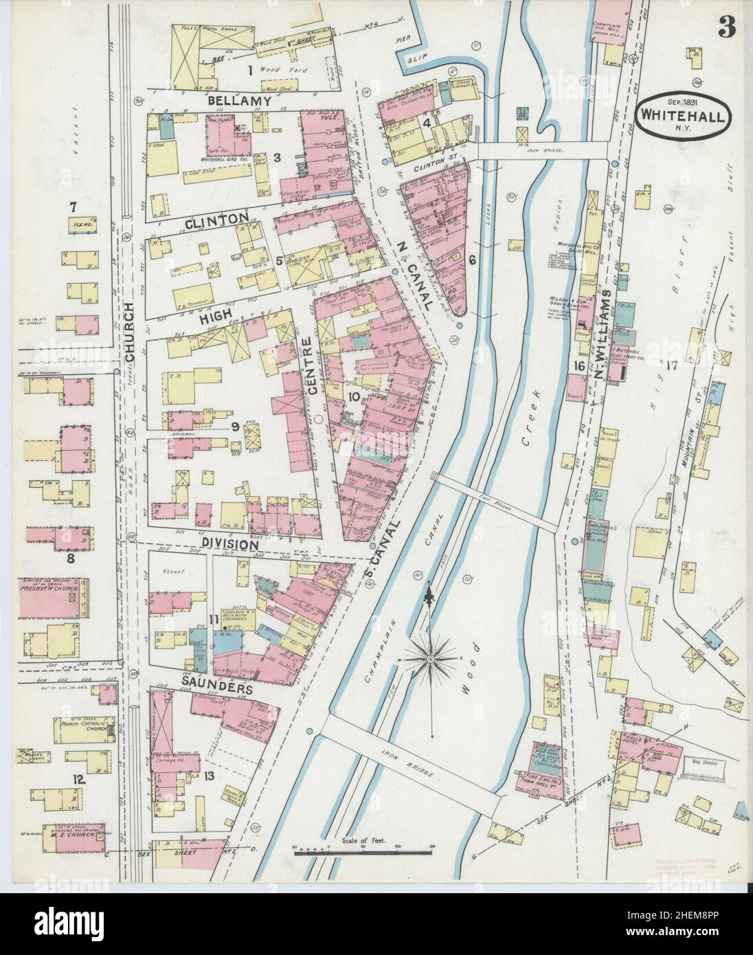 Map of whitehall new york hires stock photography and images Alamy