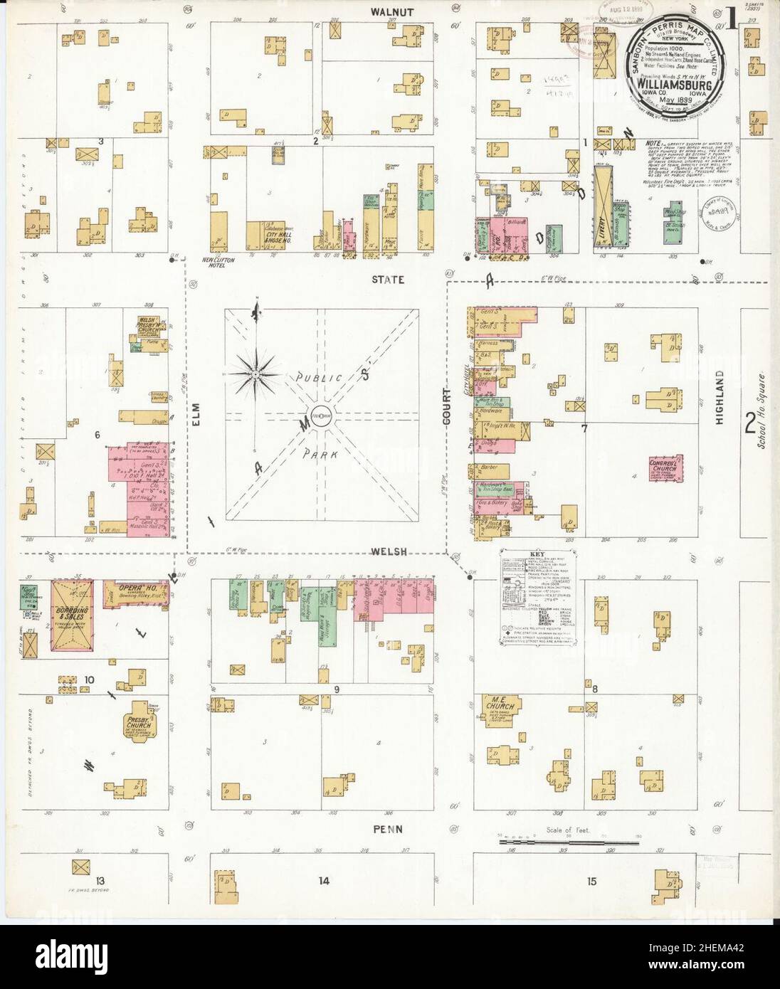 Map of williamsburg hires stock photography and images Alamy