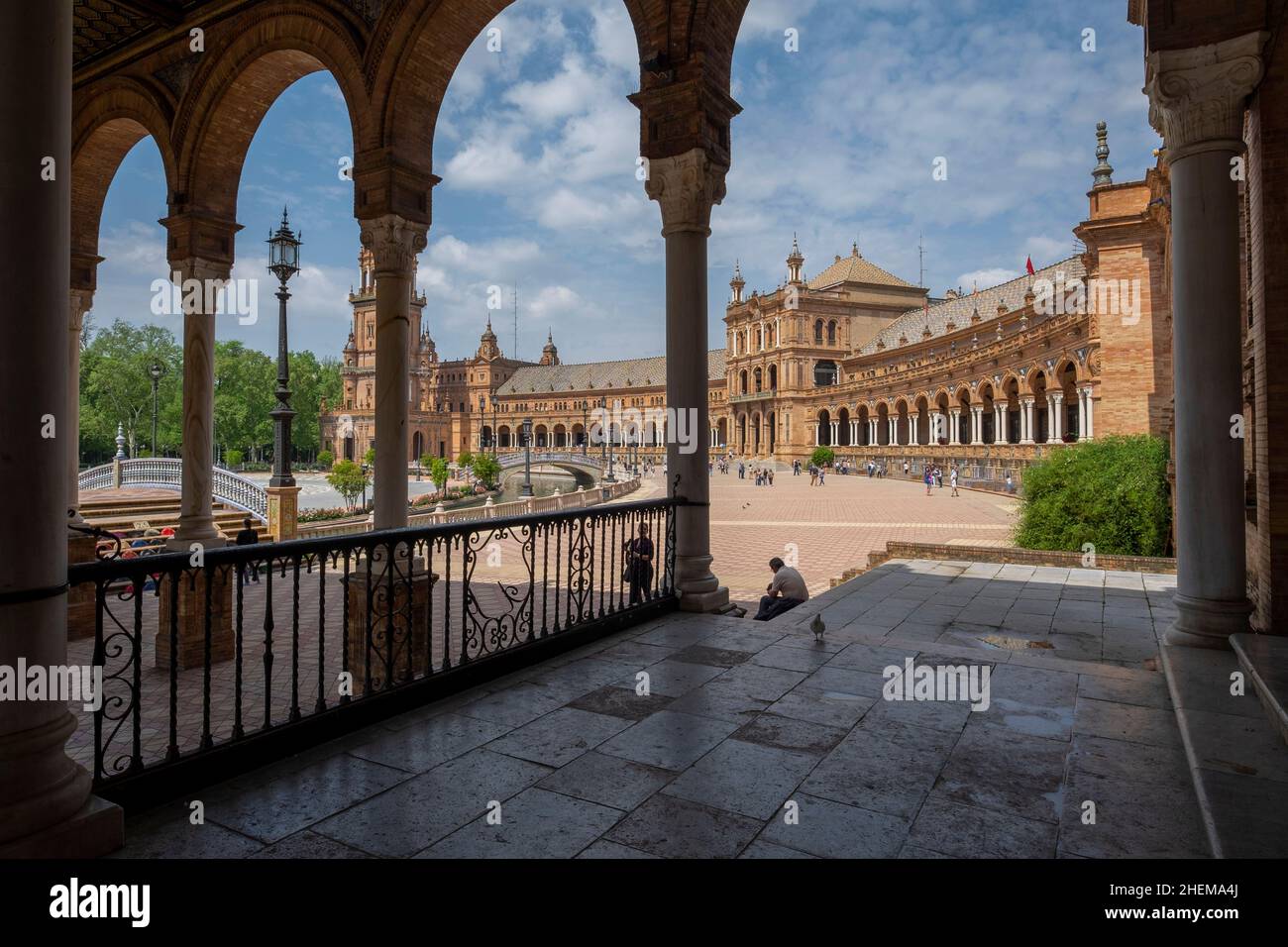 View of Seville city. Andalusia, Spain. Stock Photo
