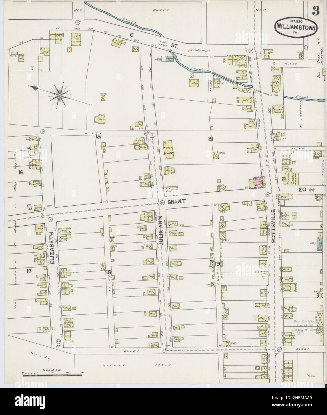 Map of williamstown hires stock photography and images Alamy