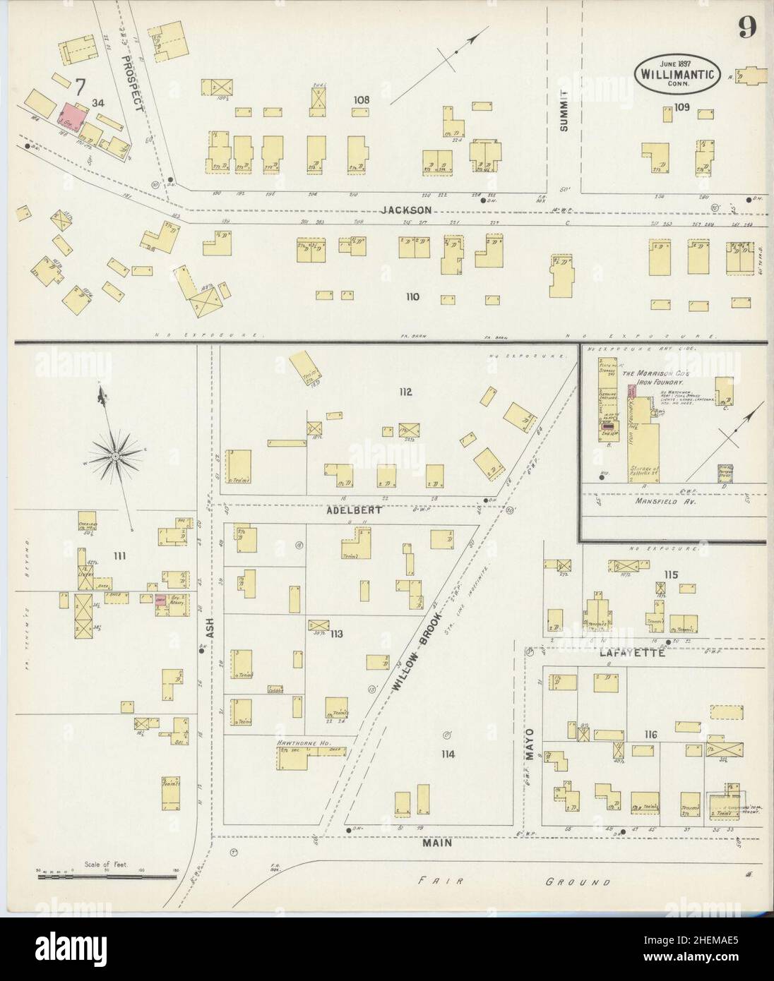 Willimantic Map Willimantic connecticut map hi-res stock photography and images - Alamy