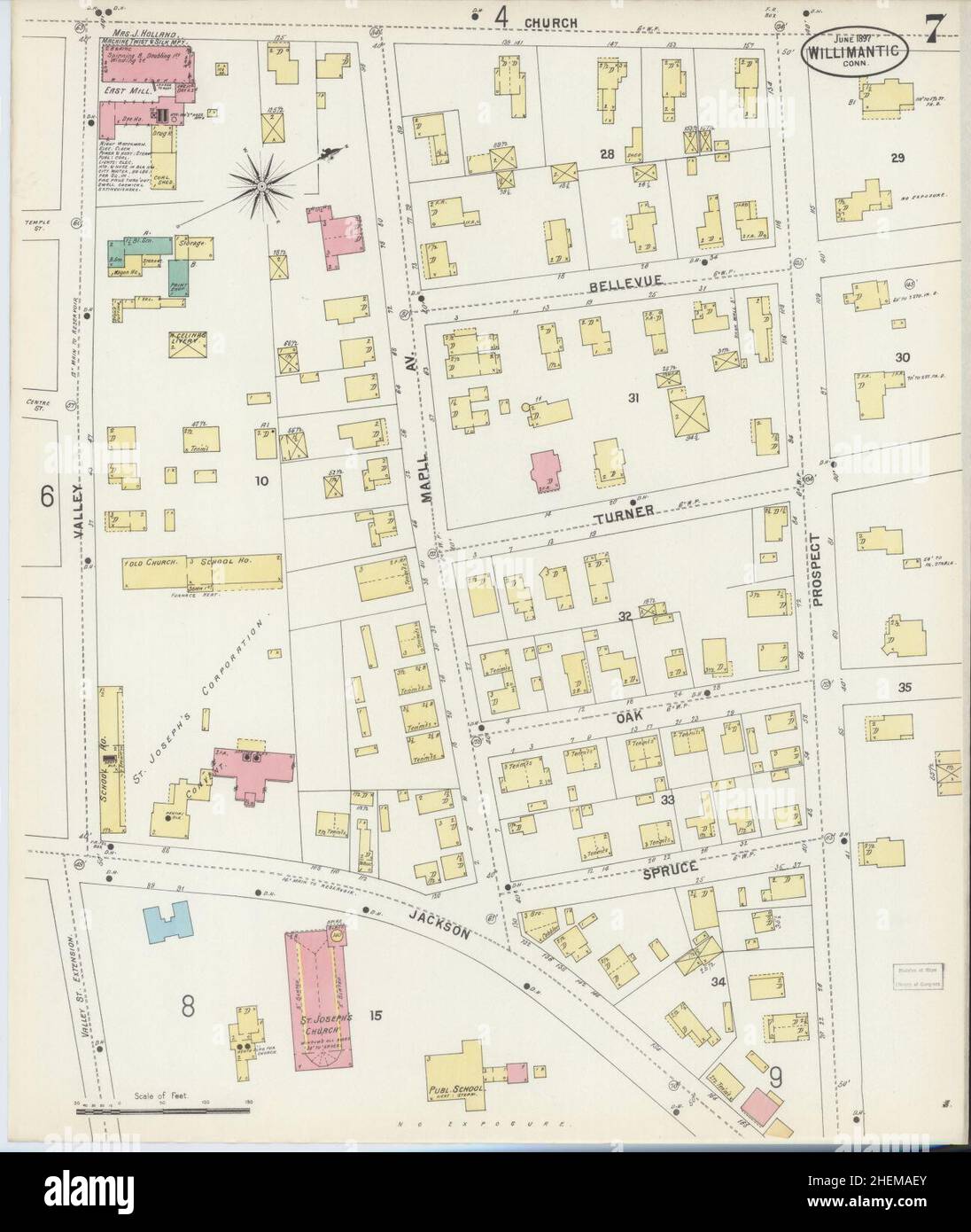 Willimantic Map Map of willimantic hi-res stock photography and images - Alamy