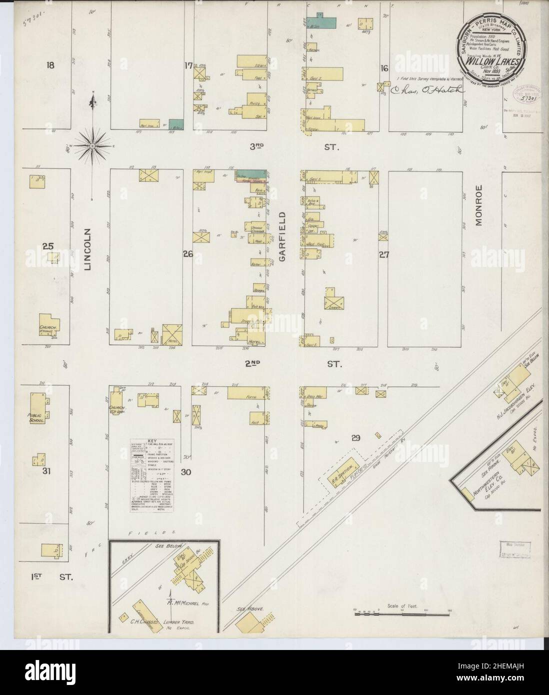 Willow lake south dakota map hires stock photography and images Alamy