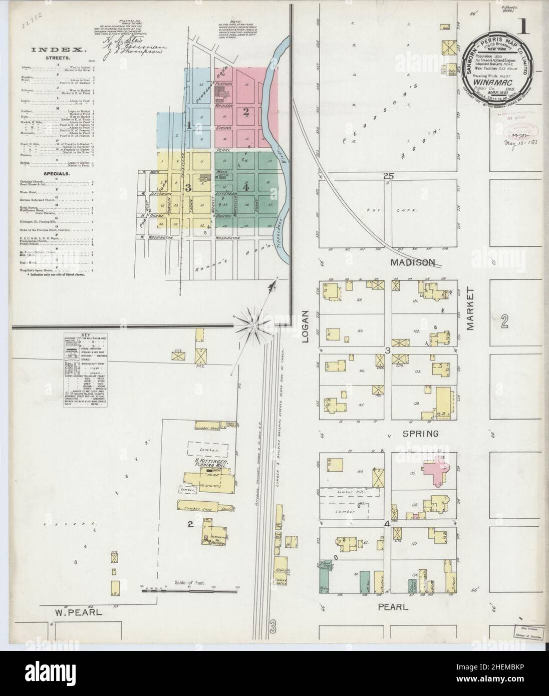 Map of winamac hires stock photography and images Alamy