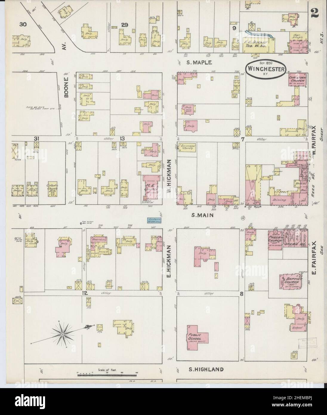 Winchester kentucky map hires stock photography and images Alamy