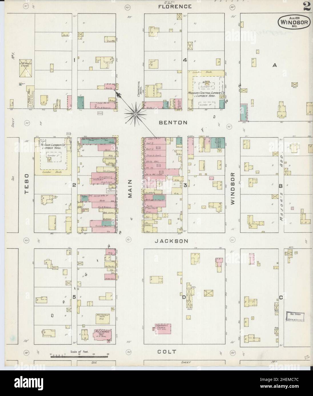 Windsor missouri map hires stock photography and images Alamy