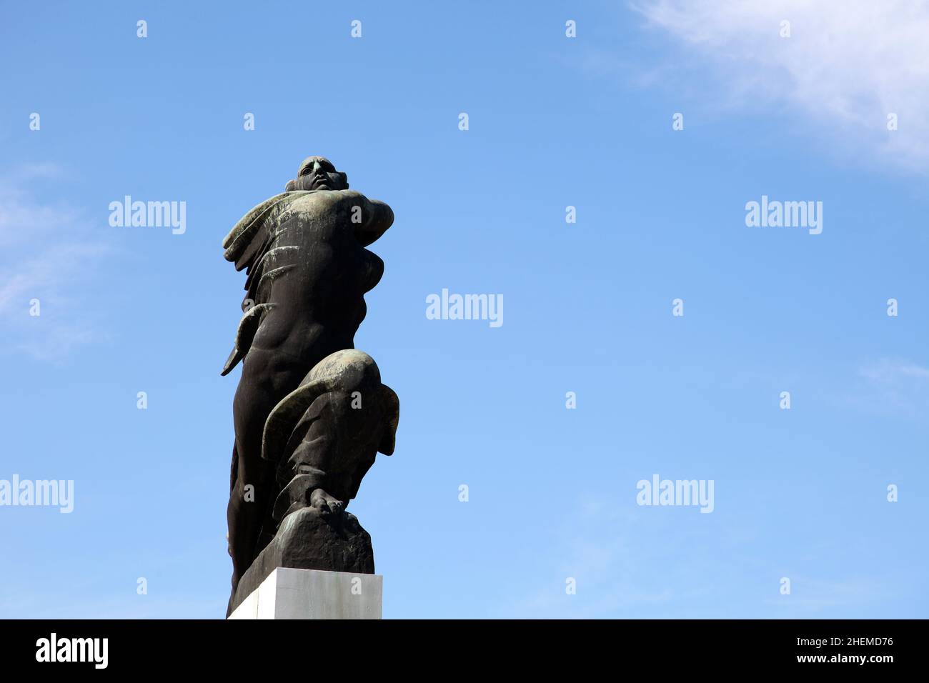 France monument at Kalemegdan Park in Belgrade, Serbia. Belgrade is largest cities of Southeastern Europe. Stock Photo
