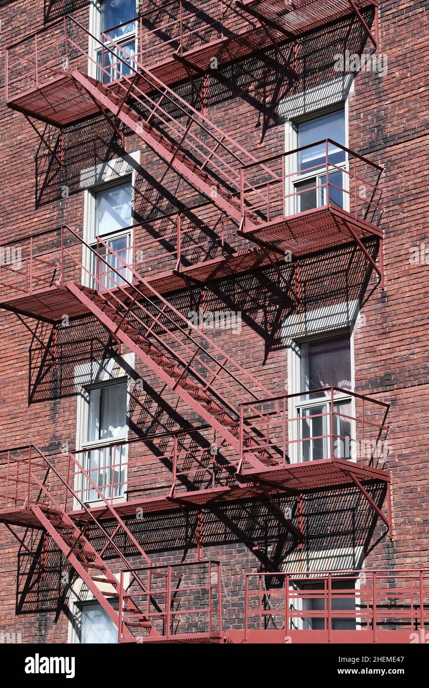 Old building Montreal Stock Photo