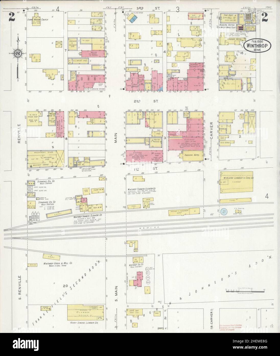 Map of winthrop hires stock photography and images Alamy