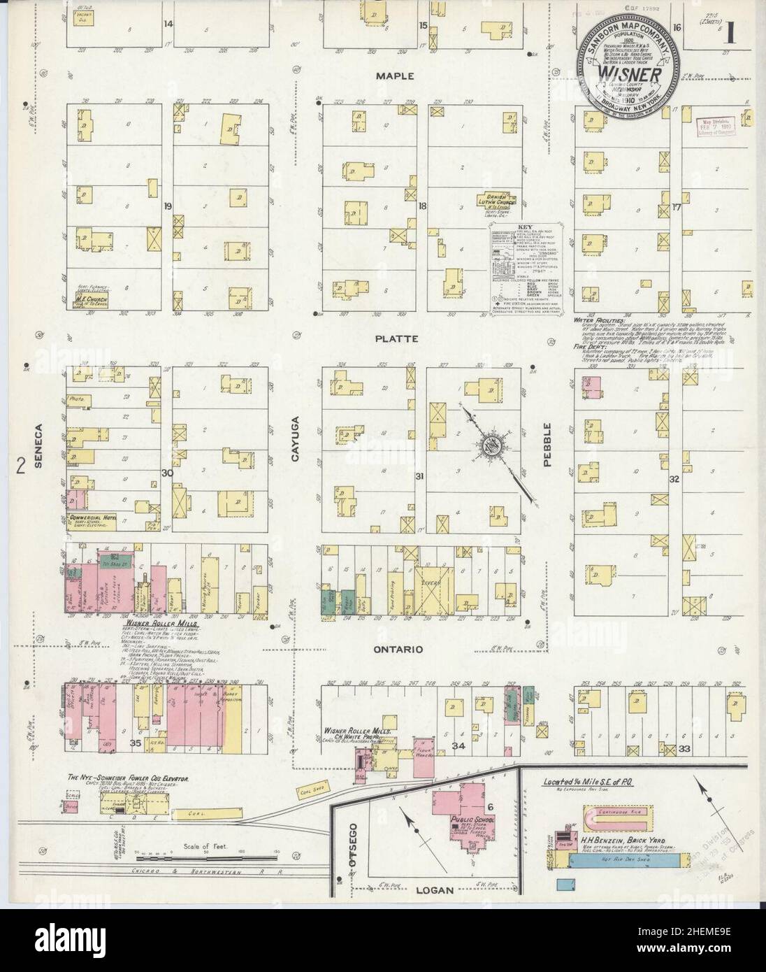 Map of wisner hires stock photography and images Alamy