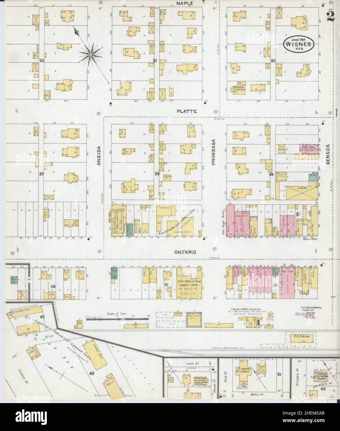 Map of wisner hires stock photography and images Alamy