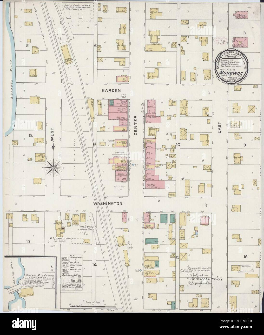 Map of juneau wisconsin hires stock photography and images Alamy