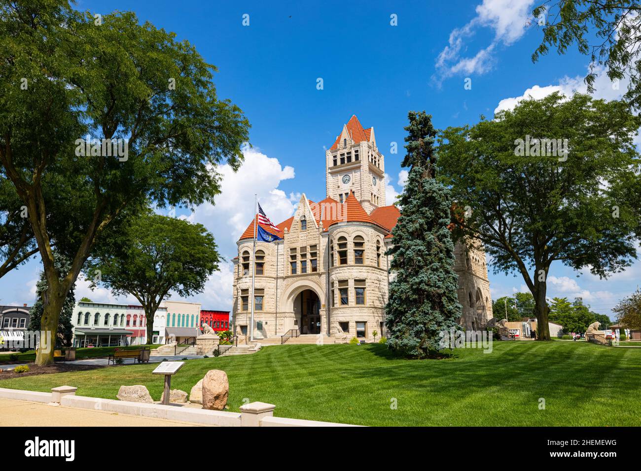 Rochester, Indiana, USA August 22, 2021 The Fulton County Courthouse