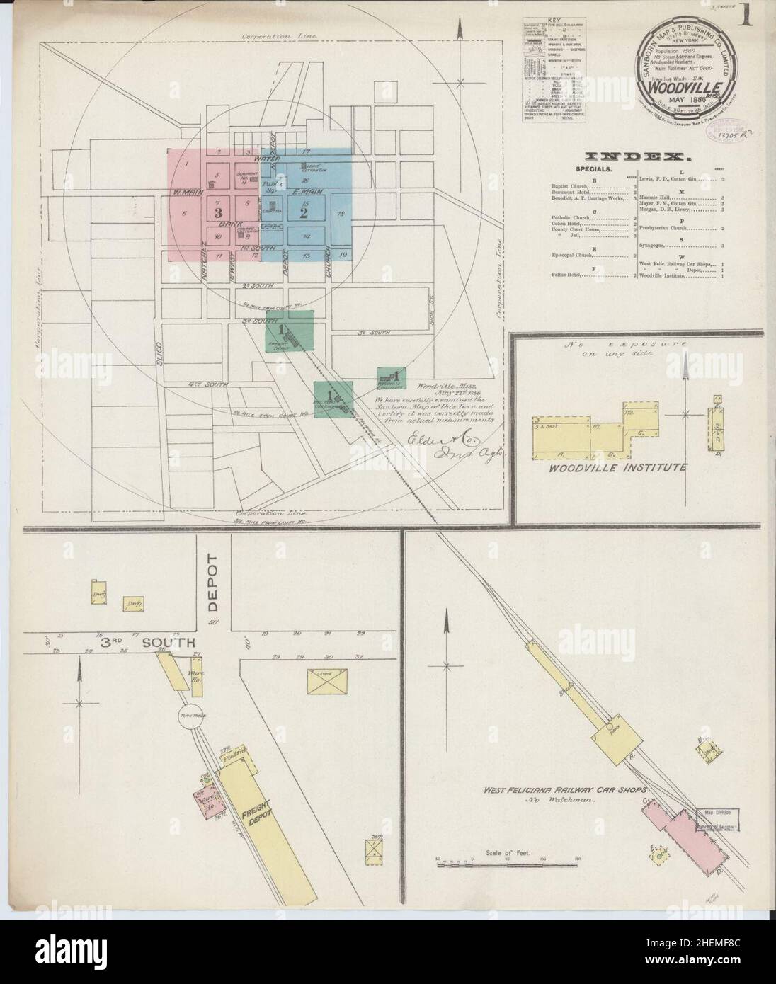 Map of woodville mississippi hires stock photography and images Alamy