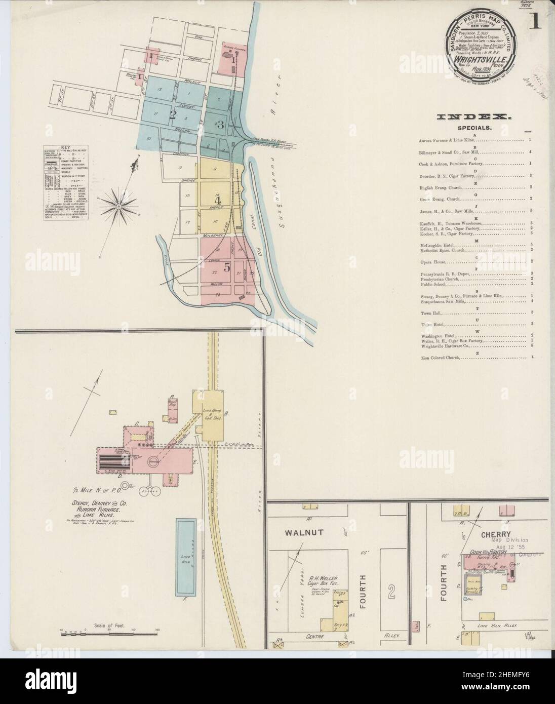 Wrightsville pennsylvania map hires stock photography and images Alamy